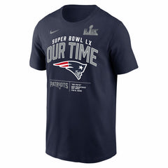 New England Patriots Nike Super Bowl LX Clear Sign T-Shirt