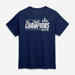 Seattle Seahawks Fanatics Super Bowl LX Champions Iconic Victory T-Shirt