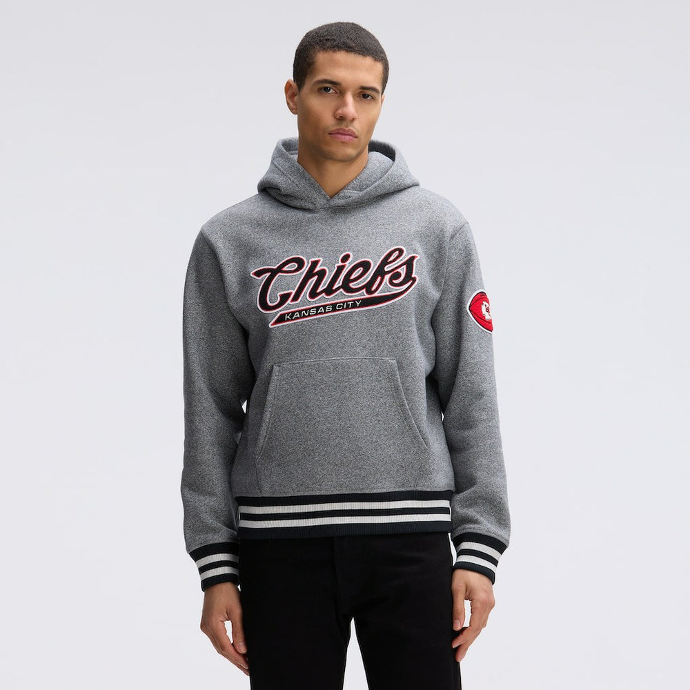 Kansas City Chiefs Fanatics IconicFleece Tipped Hoodie