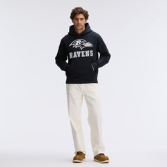 Baltimore Ravens Fanatics IconicFleece Flocked Hoodie
