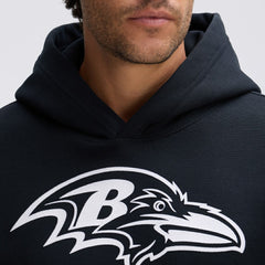 Baltimore Ravens Fanatics IconicFleece Flocked Hoodie