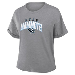 Utah Mammoth Fanatics Women's Tribute Tri-Blend Boxy T-Shirt Online