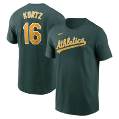 Nick Kurtz Athletics Nike Fuse Name & Number T-Shirt | MLB New