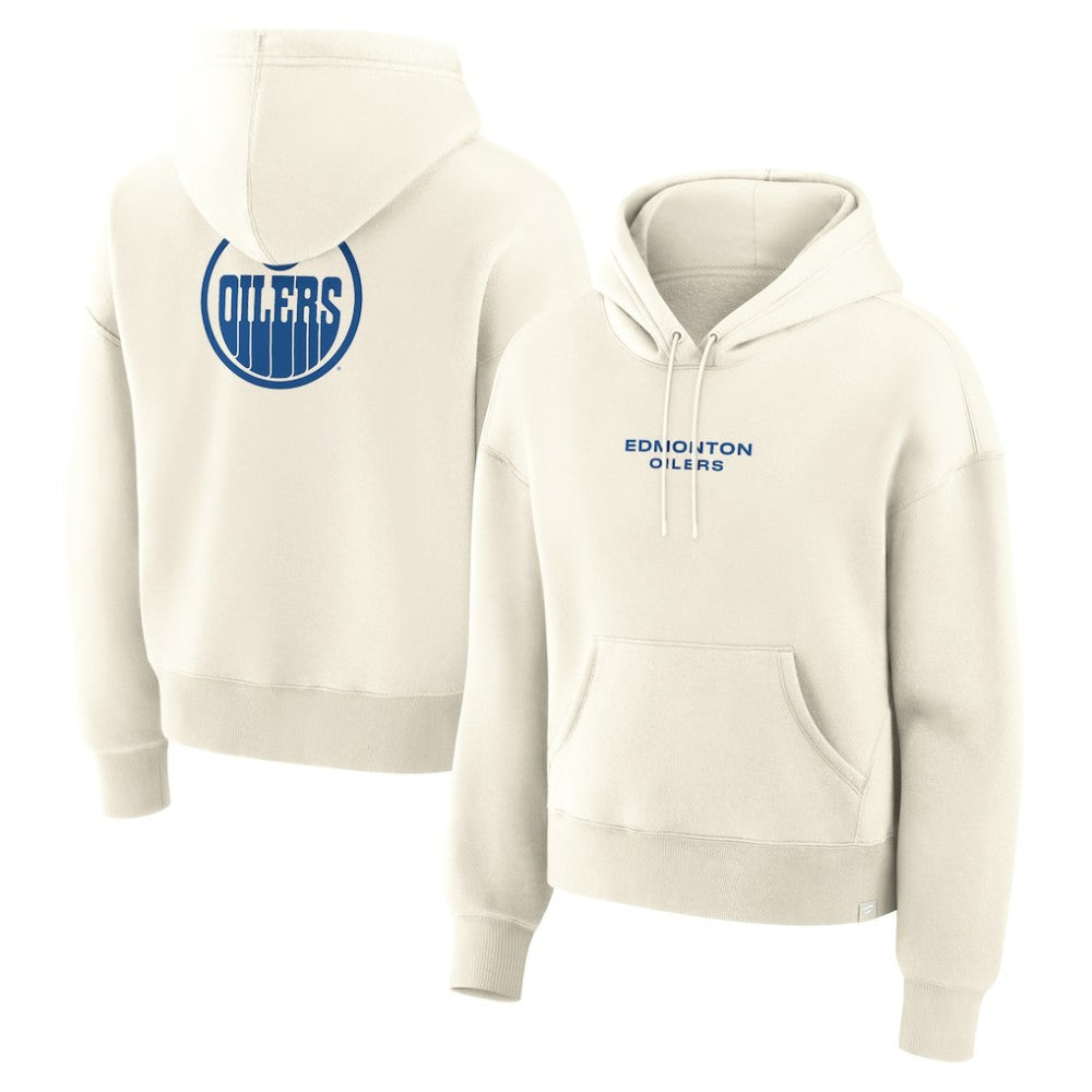 Edmonton Oilers Fanatics Women's Neutral Zone Legacy Hoodie On Sale