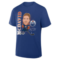 Connor McDavid Edmonton Oilers Fanatics Caricature Player T-Shirt Outlet