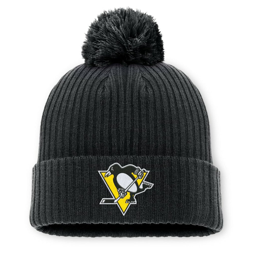 Pittsburgh Penguins Fanatics 2025 NHL Global Series Sweden Cuffed Knit Hat with Pom Online