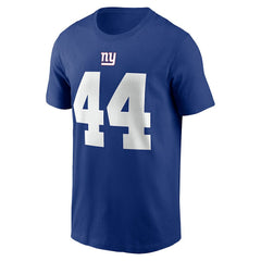 New York Giants Nike Cam Skattebo Name & Number T-Shirt