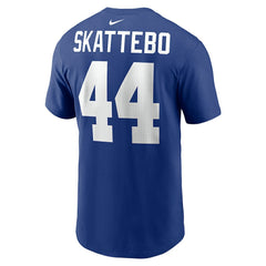 New York Giants Nike Cam Skattebo Name & Number T-Shirt