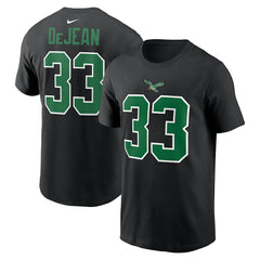 Philadelphia Eagles Nike Cooper DeJean Player Name & Number T-Shirt