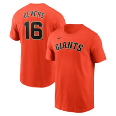 Rafael Devers San Francisco Giants Nike Name & Number T-Shirt | MLB For sale