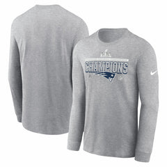 New England Patriots Nike 2025 AFC Champions Locker Room Trophy Collection Long Sleeve T-Shirt