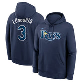 Evan Longoria Tampa Bay Rays Nike Player Name & Number Club Pullover Hoodie | MLB On Sale