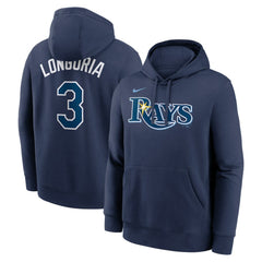 Evan Longoria Tampa Bay Rays Nike Player Name & Number Club Pullover Hoodie | MLB On Sale