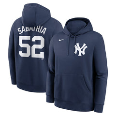 CC Sabathia New York Yankees Nike Retired Player Name & Number Club Pullover Hoodie | MLB Outlet