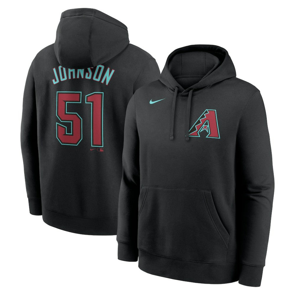 Randy Johnson Arizona Diamondbacks Nike Player Name & Number Club Pullover Hoodie | MLB Sale