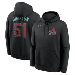 Randy Johnson Arizona Diamondbacks Nike Player Name & Number Club Pullover Hoodie | MLB Sale