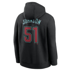 Randy Johnson Arizona Diamondbacks Nike Player Name & Number Club Pullover Hoodie | MLB Sale