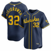 Jacob Misiorowski Milwaukee Brewers Alternate Limited Jersey - Navy