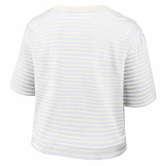 Washington Commanders Nike Women's Striped Cropped T-Shirt