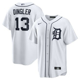 Dillon Dingler Detroit Tigers Home Replica Jersey - White