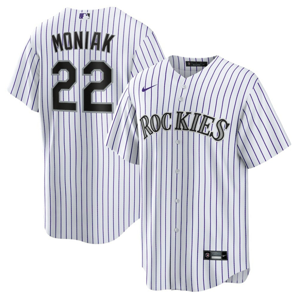 Mickey Moniak Colorado Rockies Home Replica Jersey - White
