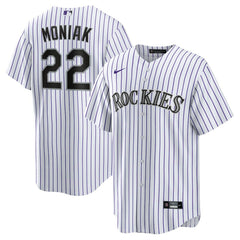 Mickey Moniak Colorado Rockies Home Replica Jersey - White