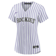 Tyler Freeman Colorado Rockies Women's Home Replica Jersey - White