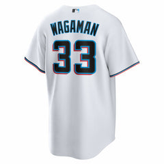 Eric Wagaman Miami Marlins Nike Home Replica Jersey | MLB On Sale