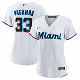 Eric Wagaman Miami Marlins Women's Home Replica Jersey - White