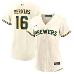 Blake Perkins Milwaukee Brewers Nike Women's Home Replica Jersey | MLB Online