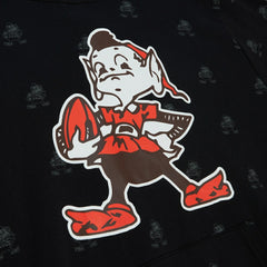 Cleveland Browns Mitchell & Ness Allover Print Fleece Pullover Hoodie