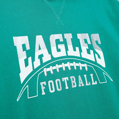 Philadelphia Eagles Mitchell & Ness Pre-Game Short Sleeve Pullover Hoodie