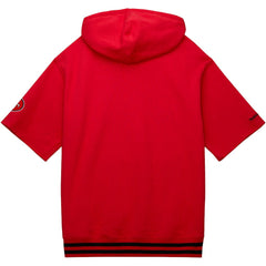San Francisco 49ers Mitchell & Ness Pre-Game Short Sleeve Pullover Hoodie
