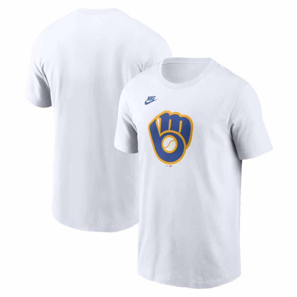 Milwaukee Brewers Nike Cooperstown Collection Logo T-Shirt | MLB On Sale