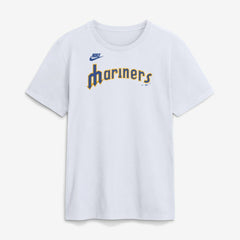 Seattle Mariners Nike Cooperstown Collection Wordmark T-Shirt | MLB On Sale