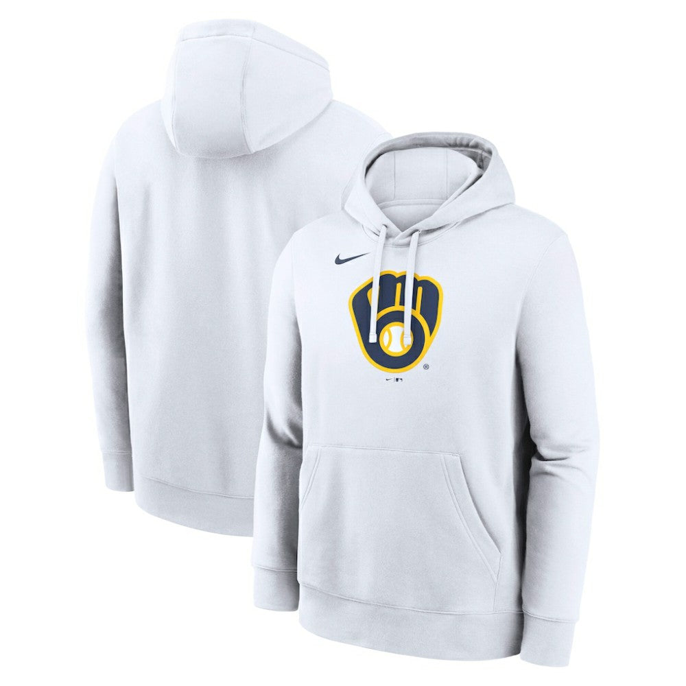 Milwaukee Brewers Nike Logo Club Hoodie | MLB New