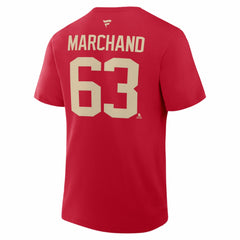 Brad Marchand Florida Panthers Fanatics 2026 NHL Winter Classic Authentic Stack Name & Number T-Shirt For Sale