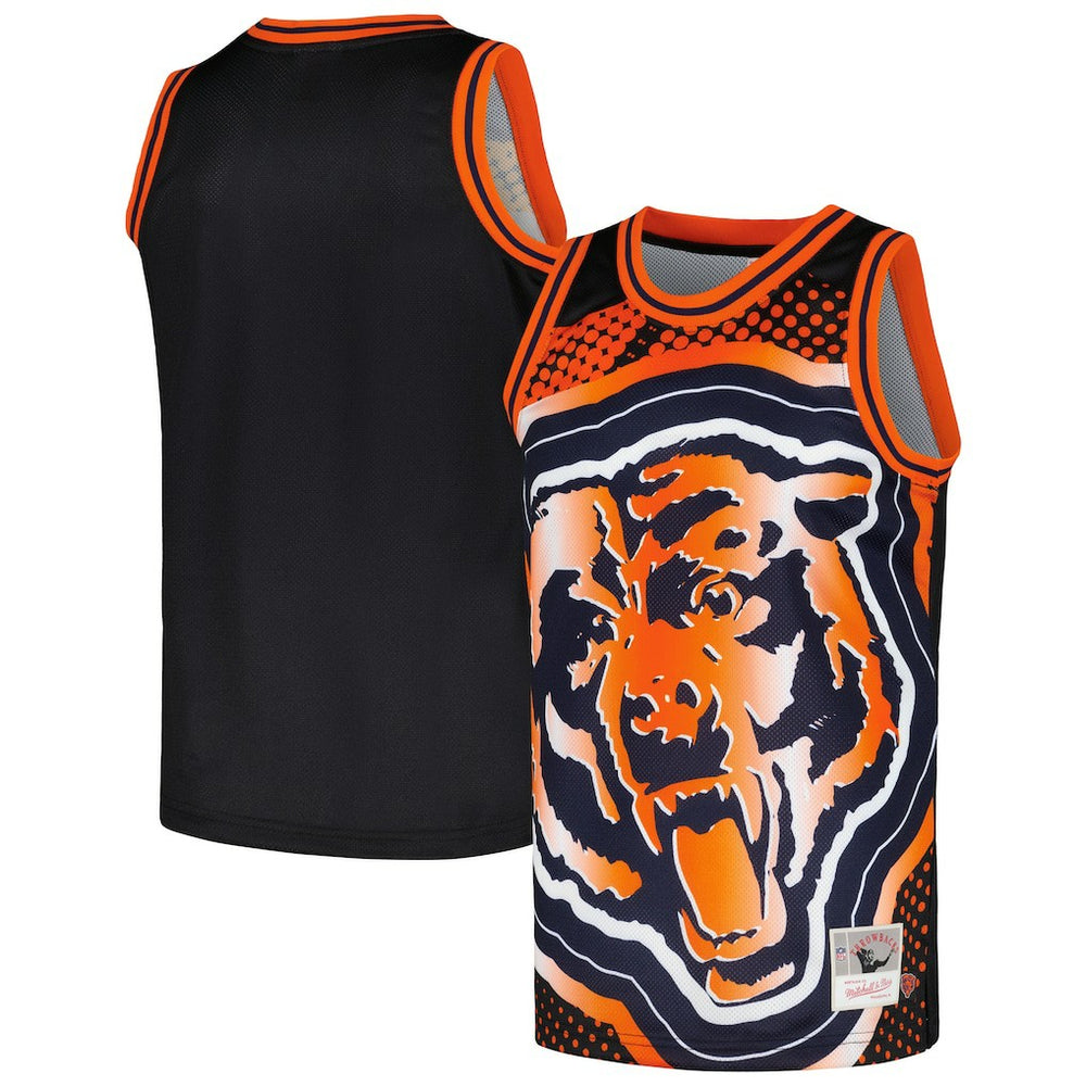 Chicago Bears Mitchell & Ness Big Face 7.0 Fashion Tank Top