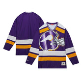 Minnesota Vikings Mitchell & Ness Women's Big Face 7.0 Long Sleeve Jersey T-Shirt