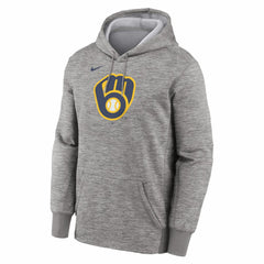 Milwaukee Brewers Nike Primary Logo Therma Hoodie | MLB For sale