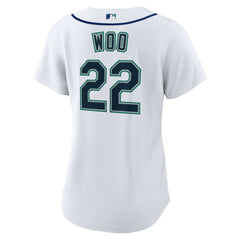 Bryan Woo Seattle Mariners Nike Women's Home Replica Jersey | MLB Sale
