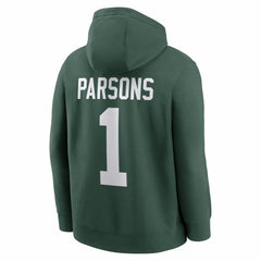 Green Bay Packers Nike Micah Parsons Player Name & Number Fleece Hoodie