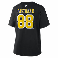 David Pastrnak Boston Bruins Fanatics Women's 2026 NHL Stadium Series Authentic Stack Name & Number T-Shirt Sale