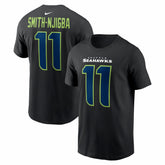 Seattle Seahawks Nike Jaxon Smith-Njigba Carbon Name & Number T-Shirt