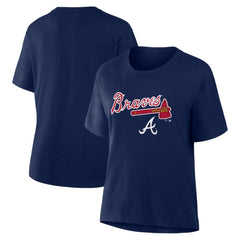 Atlanta Braves Fanatics Women's Lockup Legacy T-Shirt | MLB Online