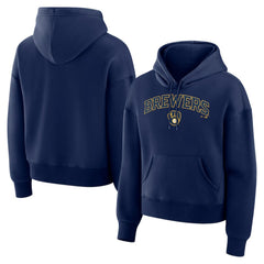 Milwaukee Brewers Fanatics Women's Lockup Legacy Fleece Hoodie | MLB Near me