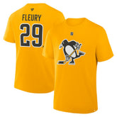 Marc-Andre Fleury Pittsburgh Penguins Fanatics Authentic Stack Name & Number T-Shirt Sale