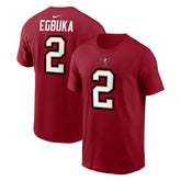 Tampa Bay Buccaneers Nike Emeka Egbuka Player Name & Number T-Shirt
