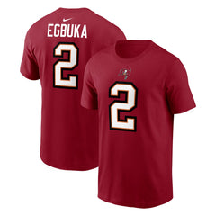 Tampa Bay Buccaneers Nike Emeka Egbuka Player Name & Number T-Shirt