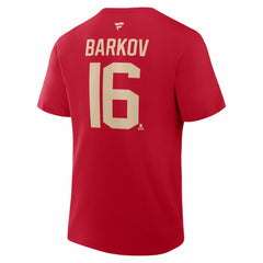 Aleksander Barkov Florida Panthers Fanatics 2026 NHL Winter Classic Authentic Stack Name & Number T-Shirt Discount